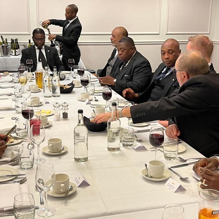 Festive board — the top table